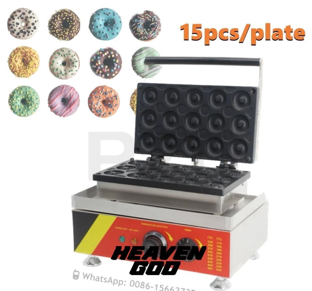 ミニドーナツワッフルメーカー 電気 焼き ミニドーナツマシン ワッフルアイロン ダンピング機 スナック食品機器 5cm 1