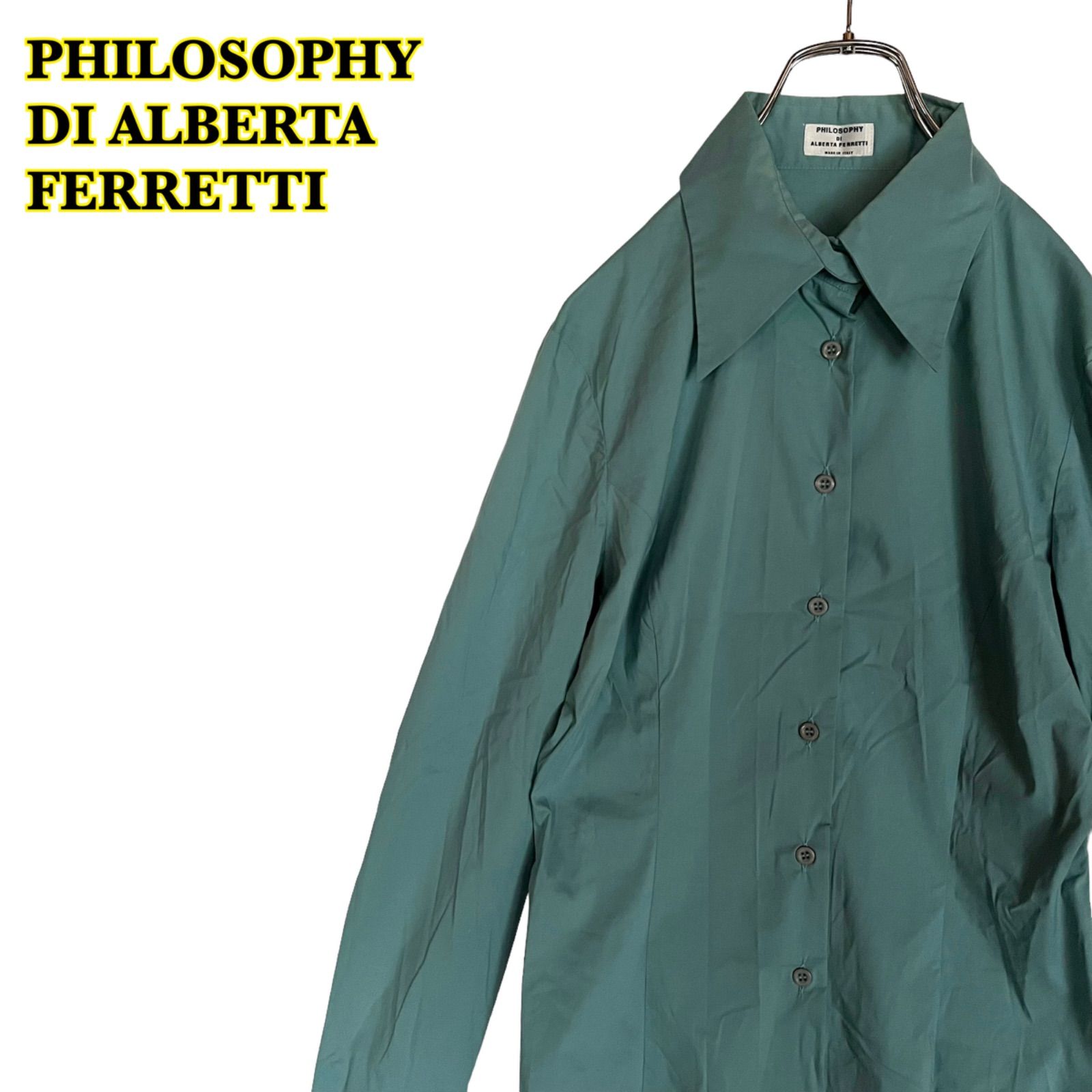 PHILOSOPHY DI ALBERTA FERRETTI 長袖シャツ イタリア製 レディース 42サイズ - メルカリ