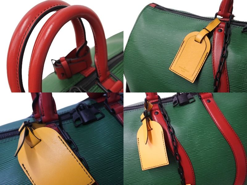 極美品 LOUIS VUITTON ルイヴィトン キーポル バンドリエール50