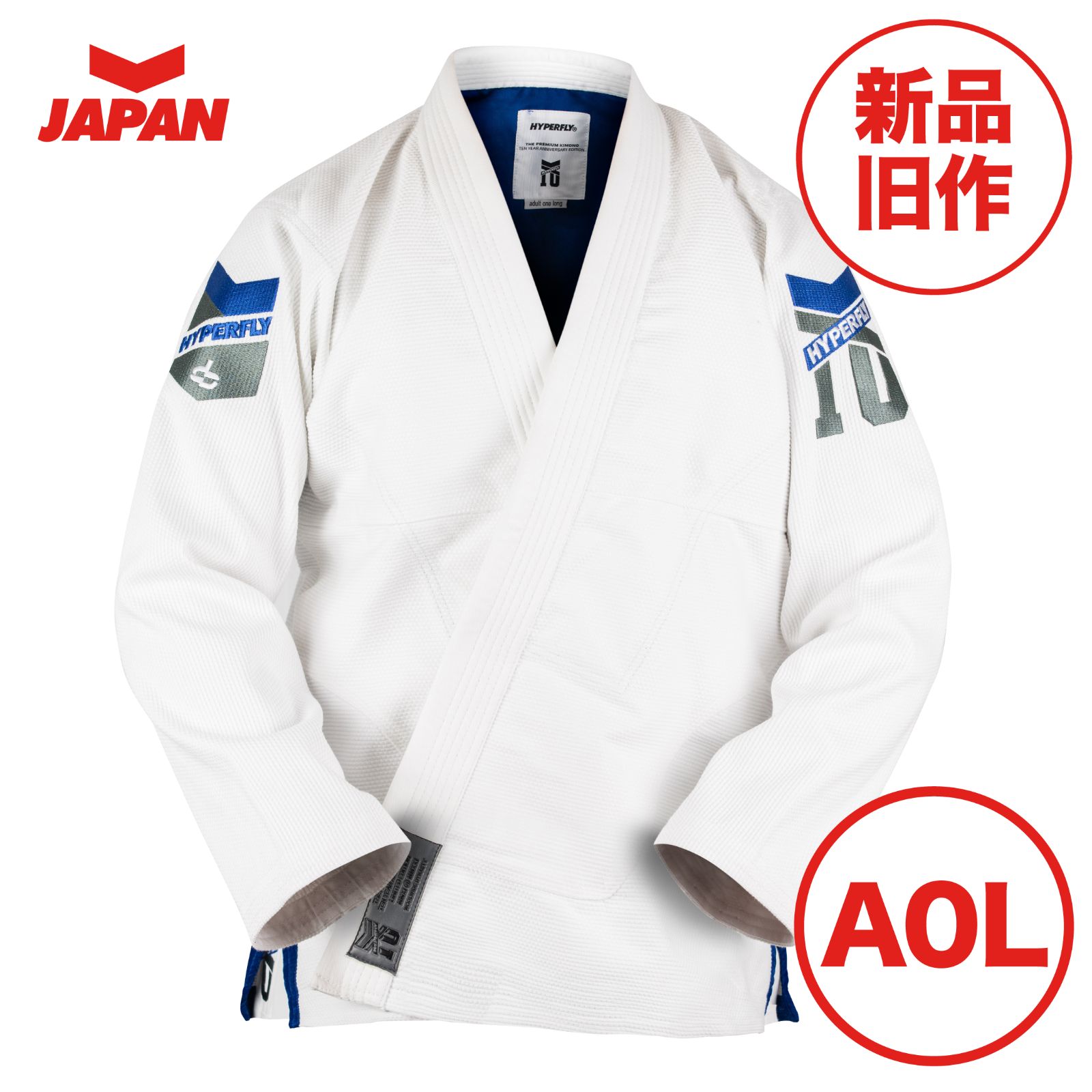 HYPERFLY 柔術着 THE ANNIVERSARY PREMIUM White A0L 新品未使用 