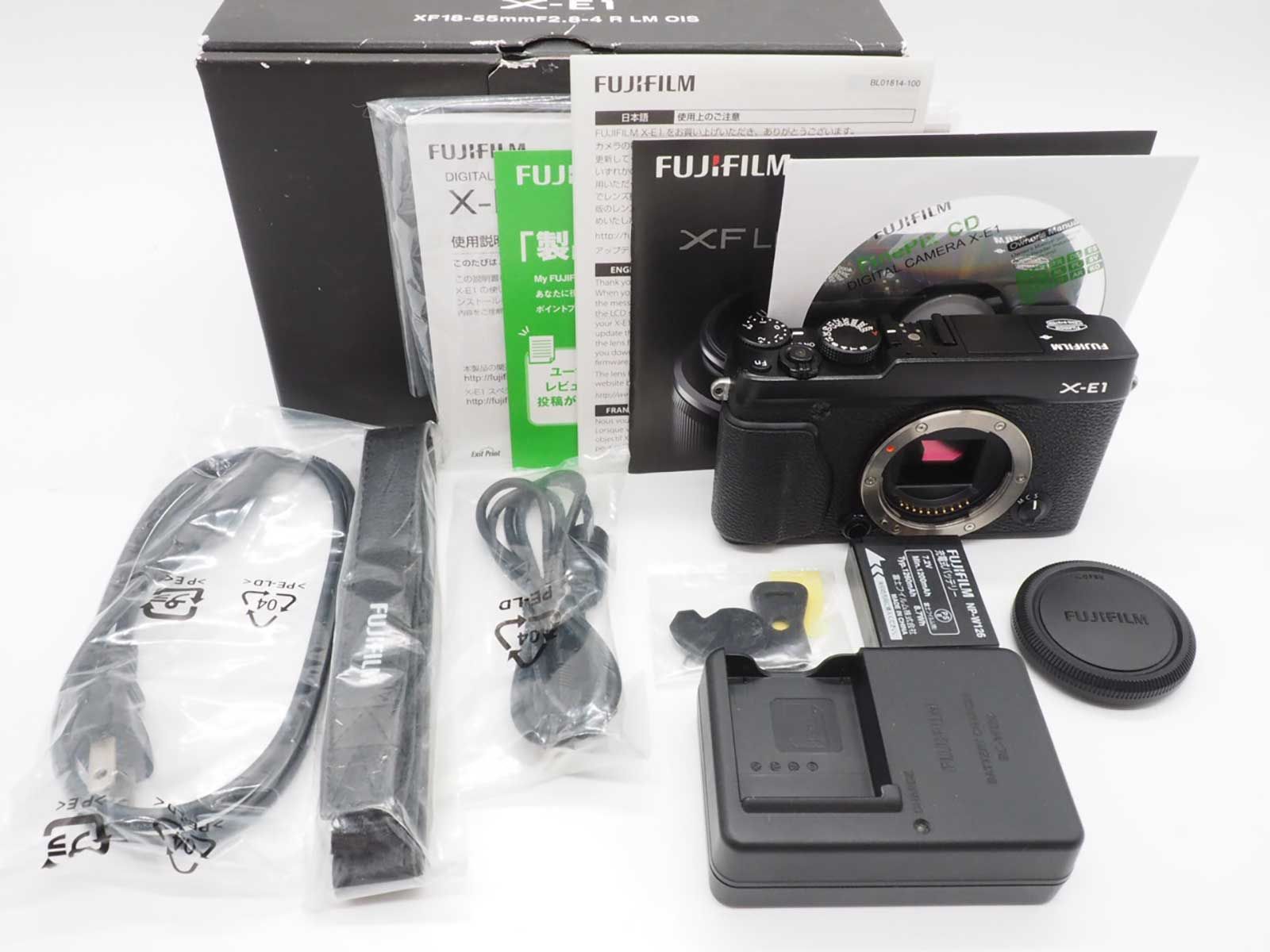 富士フィルム Fujifilm Fuji X Series E 1 16 3 MP Digital SLR Camera Body Black 元箱 Z 5586 A
