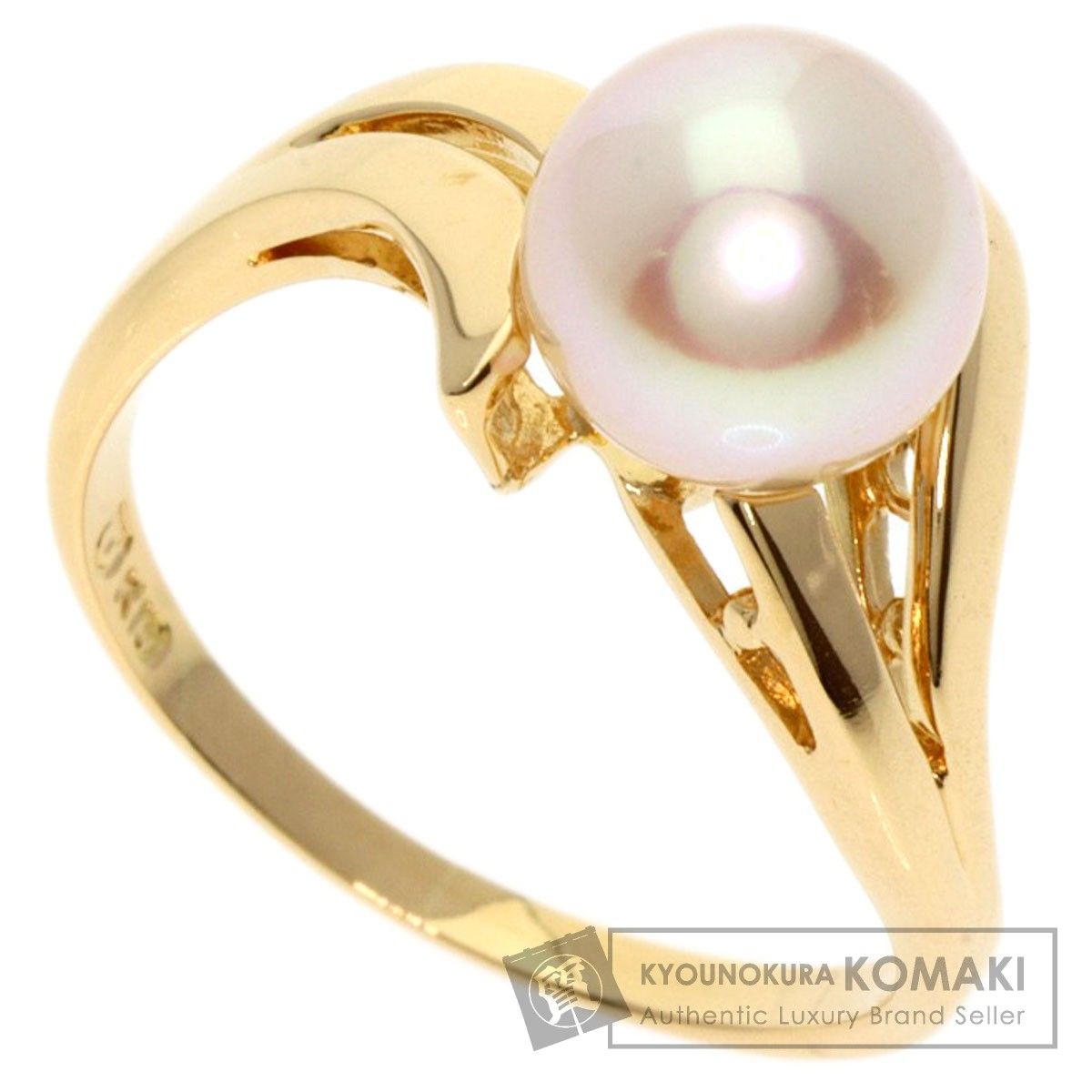 TASAKI アコヤパール 真珠 リング・指輪 K18YG レディーススペック新品仕上げ済付属品
