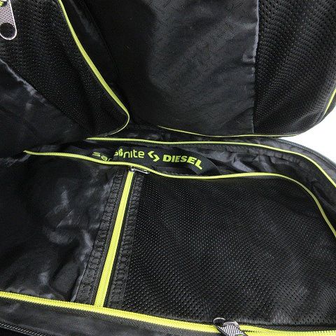 サムソナイト Samsonite ディーゼル diesel コラボ バックパック リュック ビジネスバッグ スクエア ブラック 黒 黄色 イエロー 鞄  - メルカリ