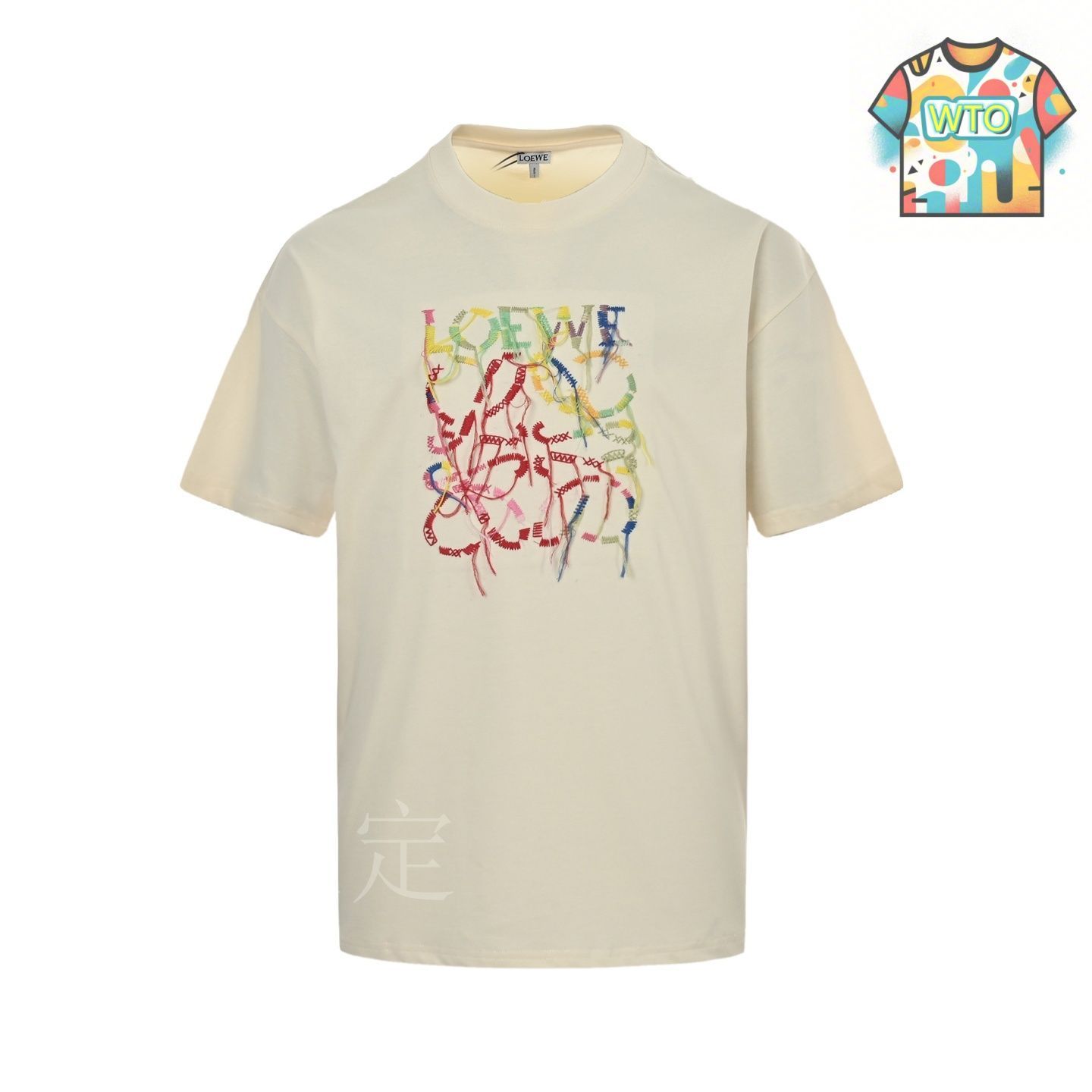 今日WTO】Loewe ロエウェ 25ss ルース刺繍ロゴ T シャツ-EH28
