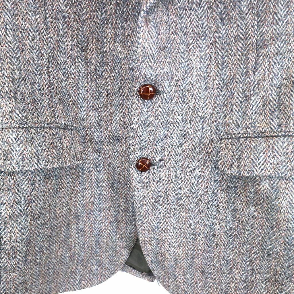 90年代 USA製 Harris Tweed ハリスツイード テーラードジャケット