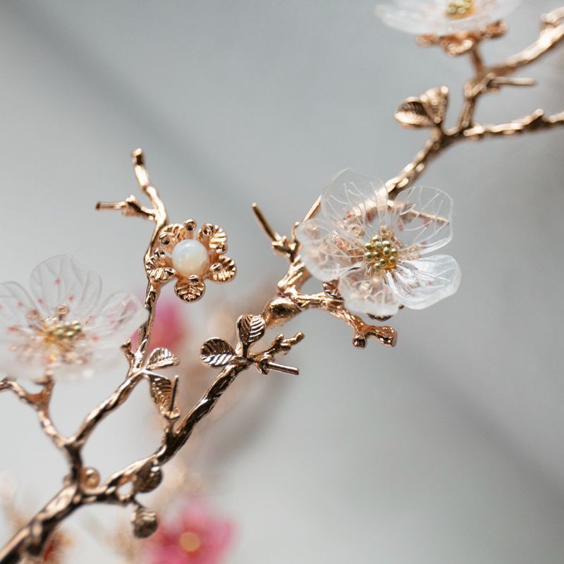 花枝 大ぶりモチーフかんざし ヘアアクセサリー 髪飾り 簪 梅の花 梨の花 - メルカリ