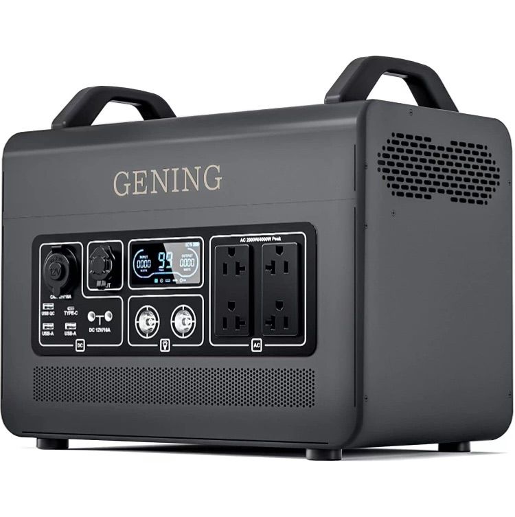 GENING ポータブル電源 AC高出力2000W(サージ4000W) - メルカリ