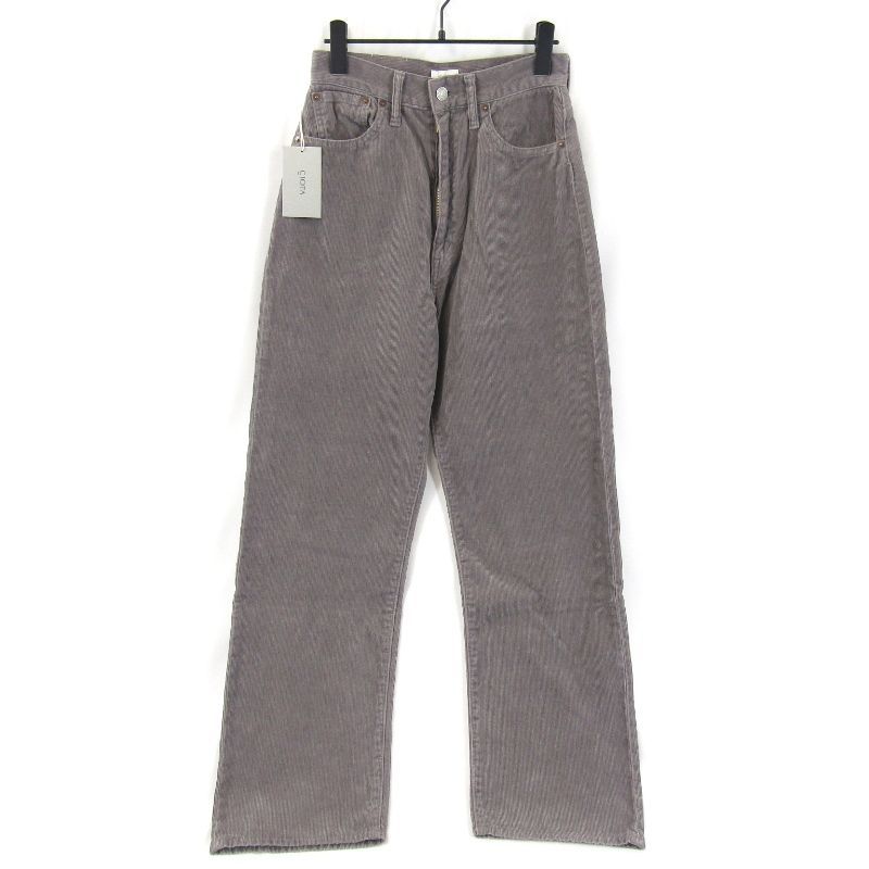♥ CIOTA シオタ コーデュロイパンツ 22AW PTLN-5HI-COW-BB レディース ウィメンズ スビンコットン グレー 28 タグ付き 65008920