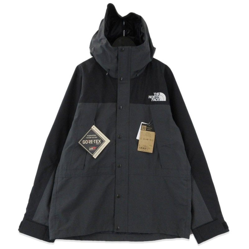 ♥ THE NORTH FACE ノースフェイス マウンテンライトジャケット NP62450 ブラック×アスファルトグレー L タグ付き 71013636