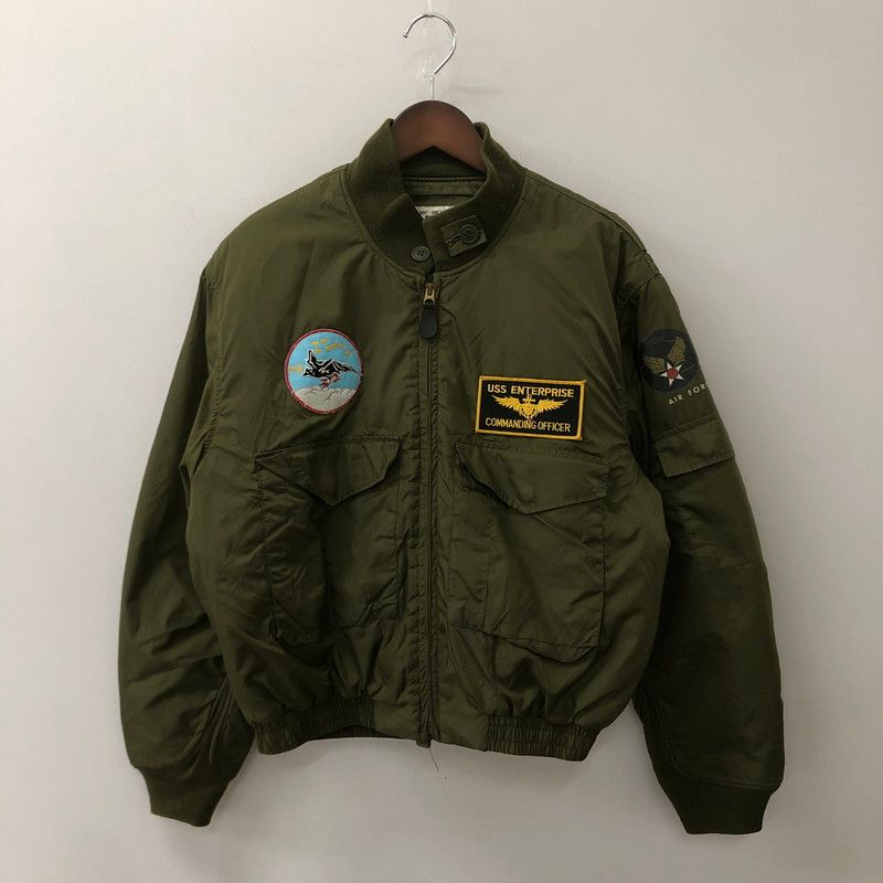 キャブクロージング 50s復刻 MA-1 フライトジャケット M カーキ CAB CLOTHINGキャブクロージングMA-1フライトジャケット最初期