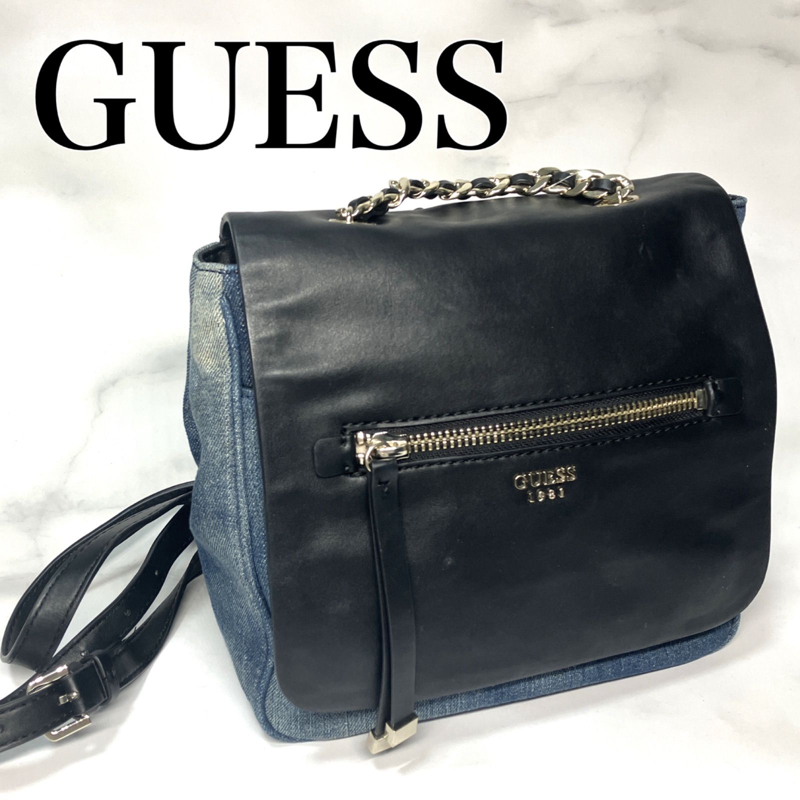 GUESS ゲス リュックバッグ チェーンバッグ ミニバッグ バッグ レザー