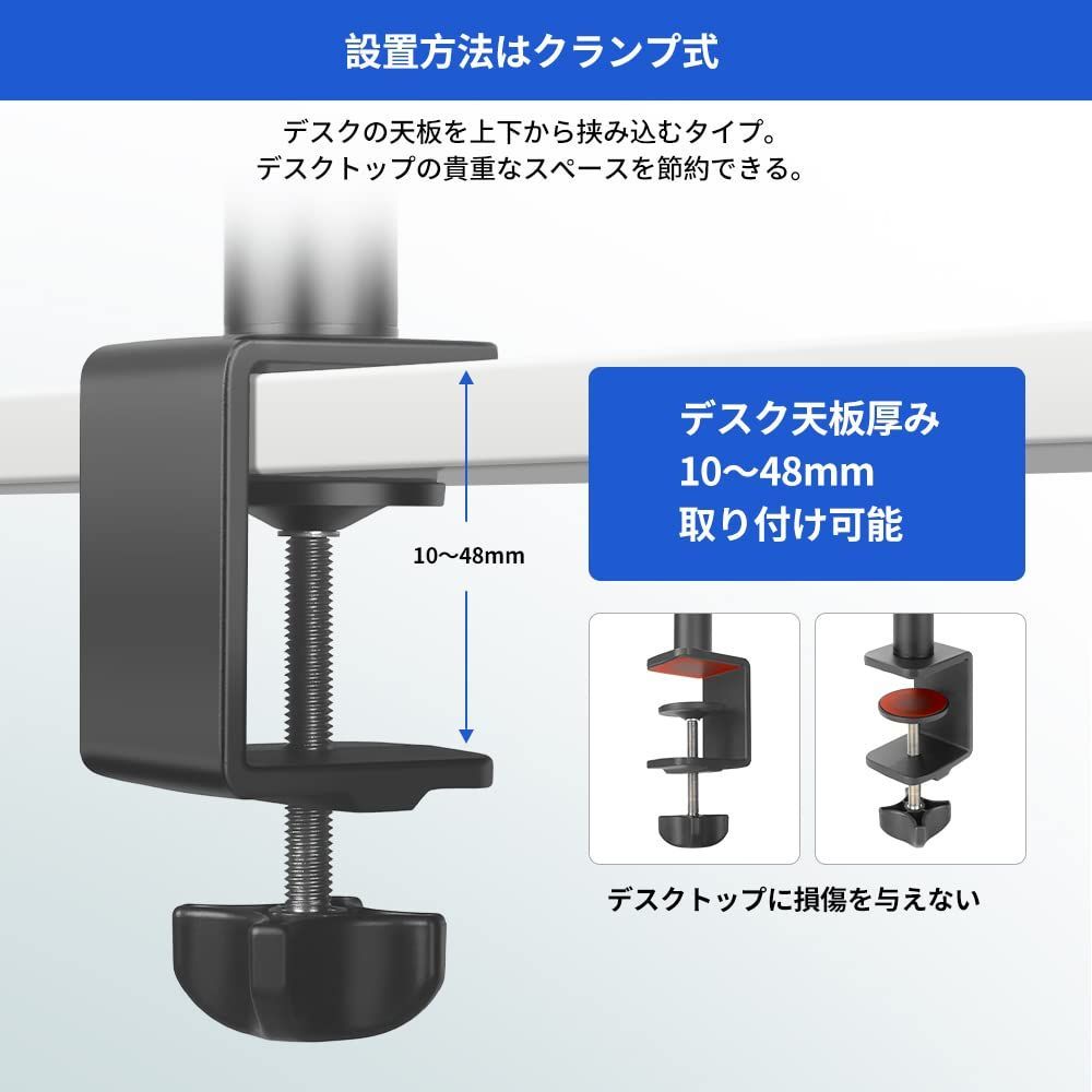 特価セール】最大高83cm クランプ式ポール カメラ デスクマウント 360°自由雲台付 カメラスタンド 卓上スタンド ライトスタンド アルミ製  ゲーム実況手元撮影用一脚 カメラ照明スタンド Hemmotop LEDビデオライト/リングライト/一眼レフカメラ メルカリShops