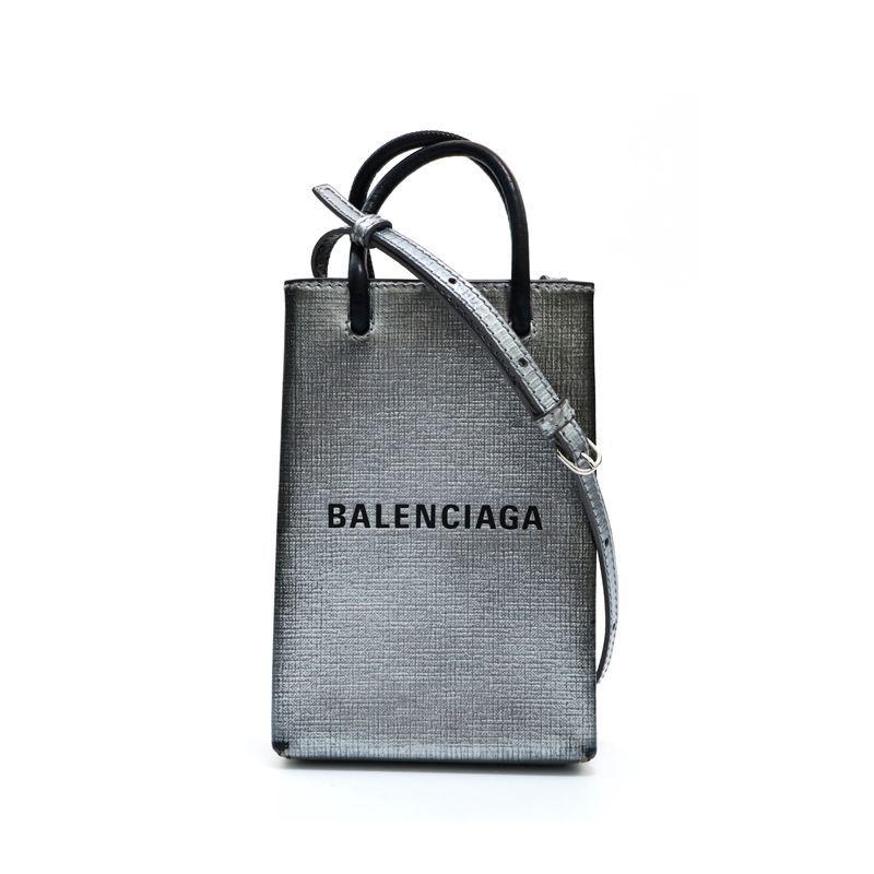 高質で安価 BALENCIAGA バレンシアガ ショルダーバッグ ロゴ ミニ