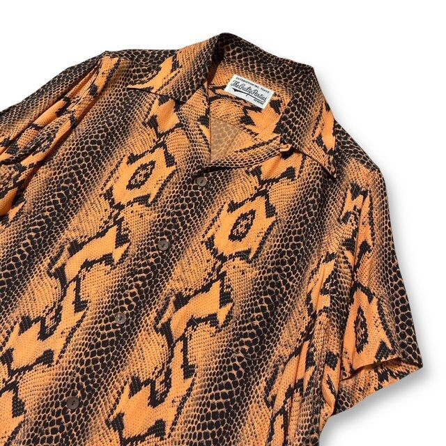 パイソン柄ハワイアンシャツ python