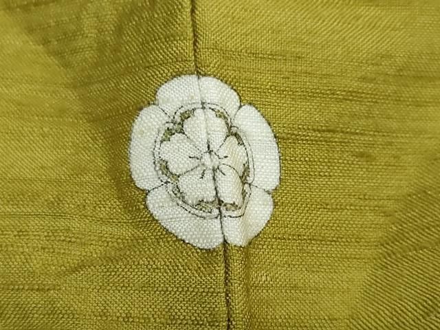 平和屋着物●結城紬 鶯色