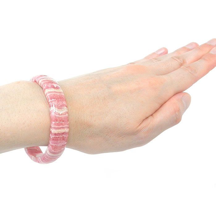 一点物 インカローズバングルブレスレット AAA級 ロードクロサイト  