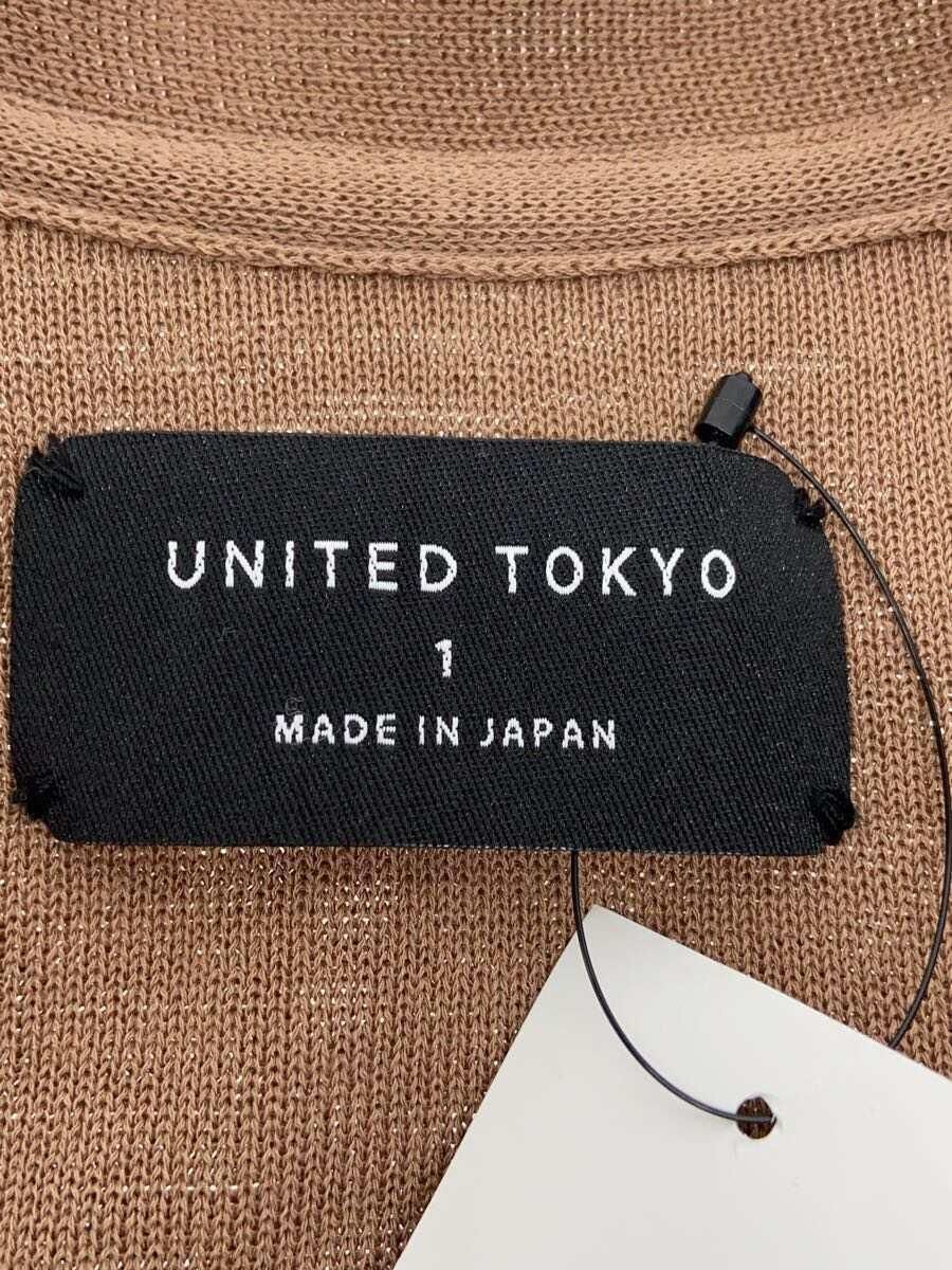 UNITED TOKYO カーディガン(薄手) 1 コットン ブラウン 506339001 