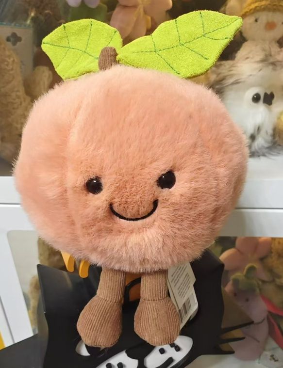 　ぬいぐるみ　Amuseables peach　ピーチ　桃　果物 JELLYCAT ぬいぐるみ Amuseables peach ピーチ 桃 果物 - メルカリ