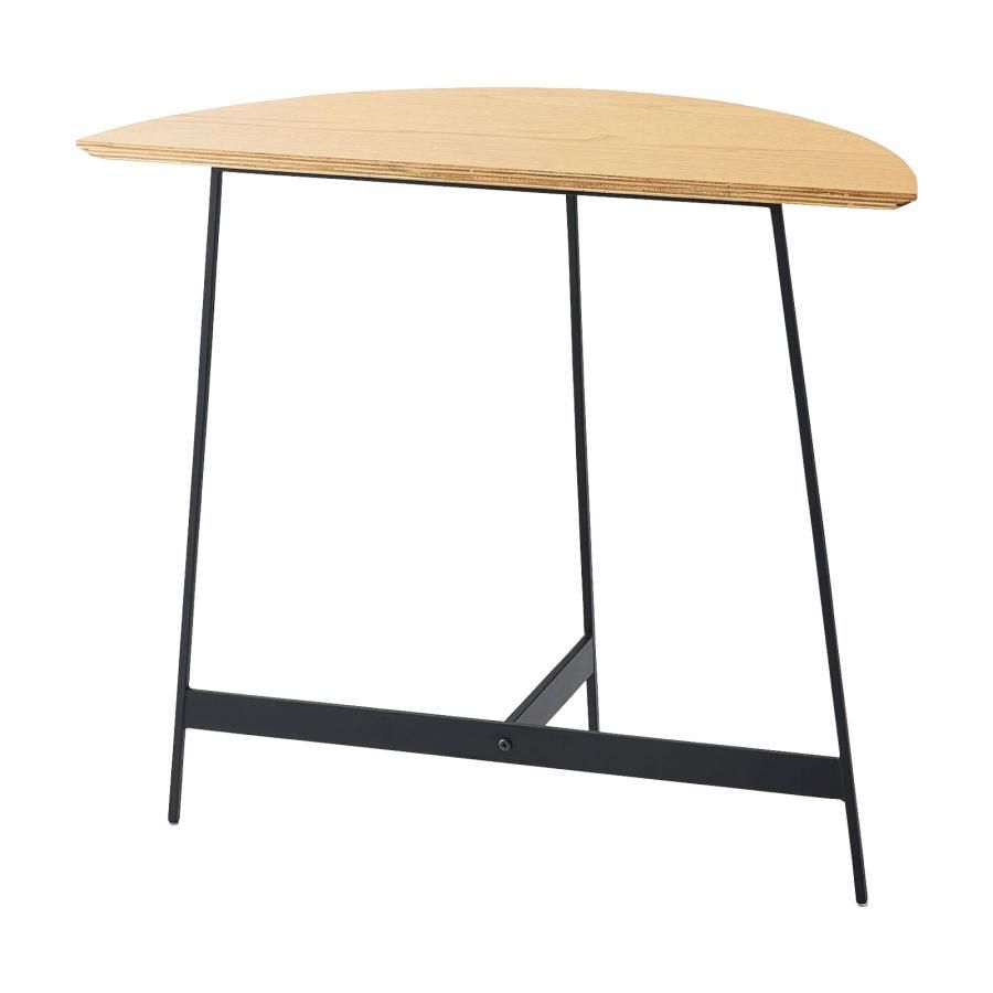 コンソールテーブル 玄関 幅83 デスク 壁付け サイドテーブル 半円