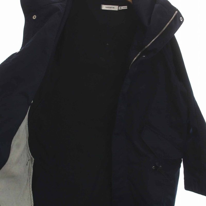 nonnative STRANGER HOODED COAT サイズ1ネイビー ノンネイティブ nonnative STRANGER HOODED COAT POLY TWILL