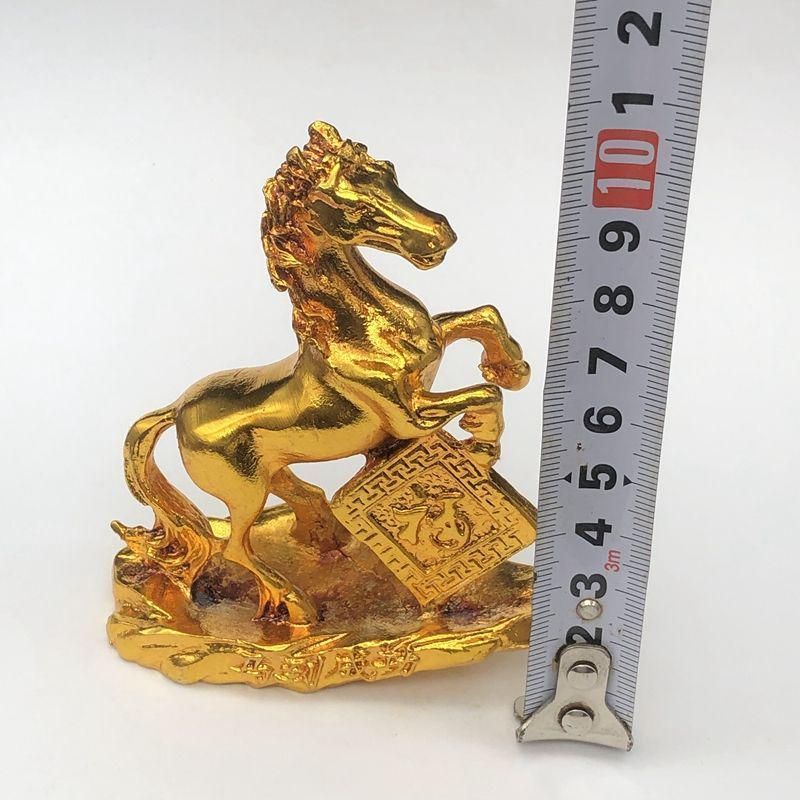 銅器 福字?金馬 馬到成功 干支馬 玄関 客間 書卓 装飾品 工芸品