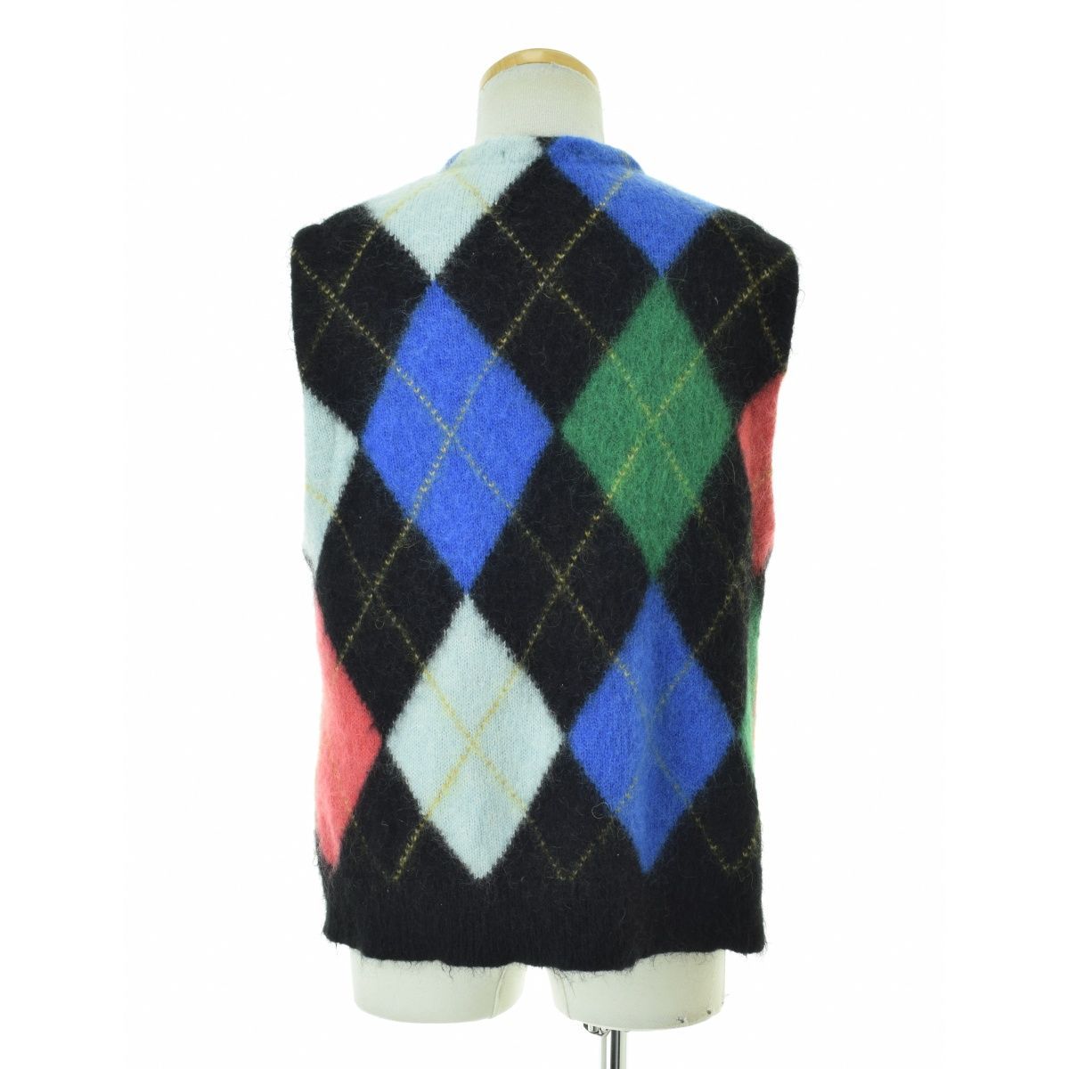 Supreme Brushed Argyle Zip Up Vest supreme Brushed Argyle Zip Up