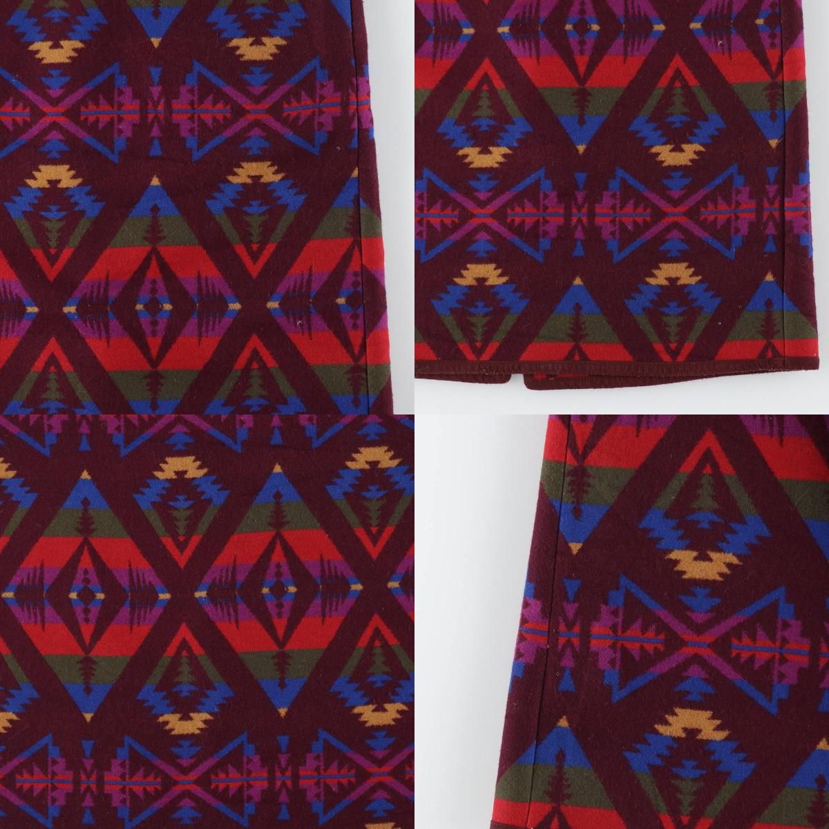 古着 80~90年代 ペンドルトン PENDLETON 総柄 ネイティブ柄 ウール 