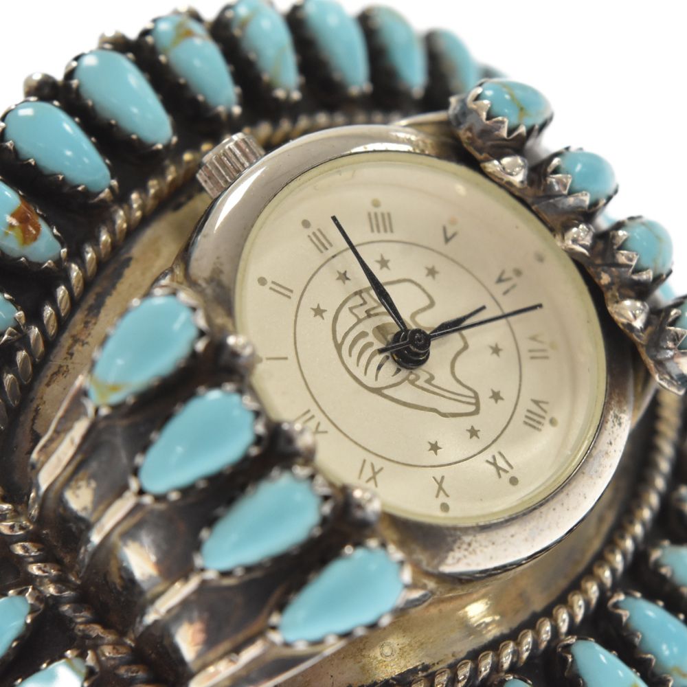 INDIANJEWELRY (インディアンジュエリー) RD刻印 ターコイズクラスター