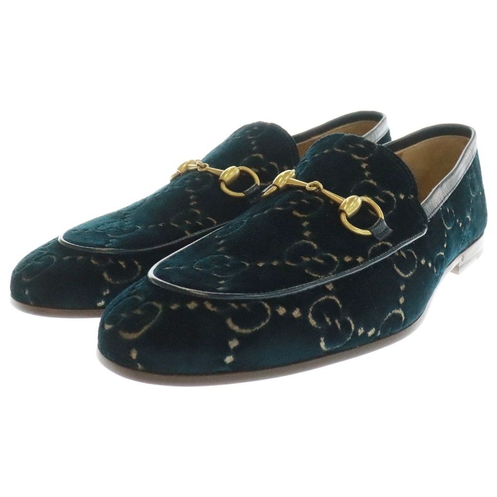 GUCCI (グッチ) ヨルダーン GG ホースビット ベルベット