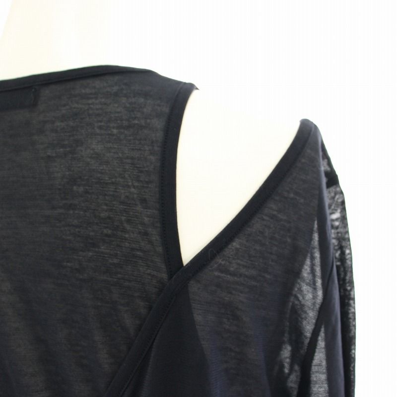 24SS VERMEIL par iena シアージャージプルオーバー CO シアージャージカットアウトプルオーバー（Tシャツ
