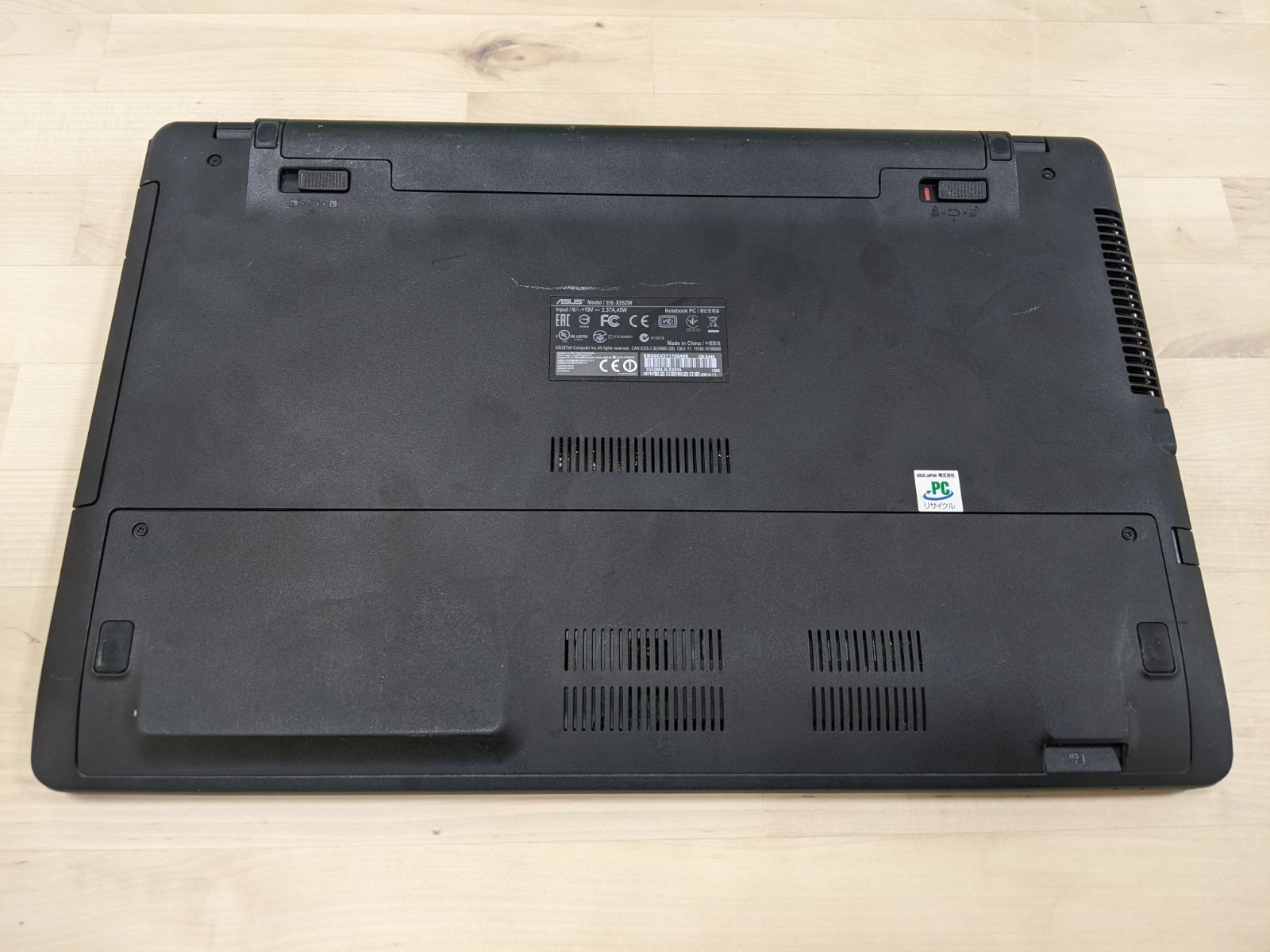 ASUS - ASUSノートパソコン本体　X552W ASUSノートパソコン本体 X552W