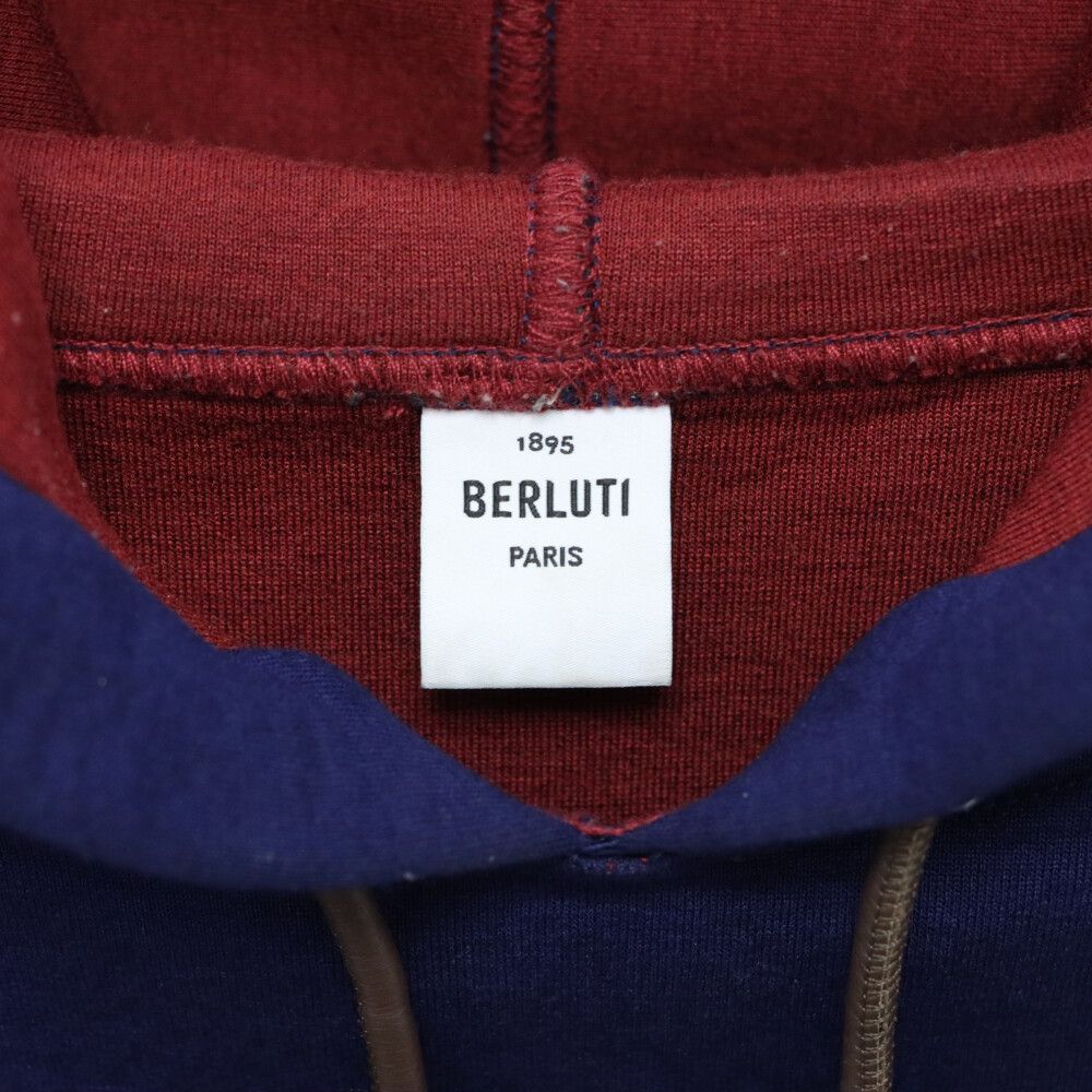 Berluti (ベルルッティ) フロントロゴ レザーパッチ プル
