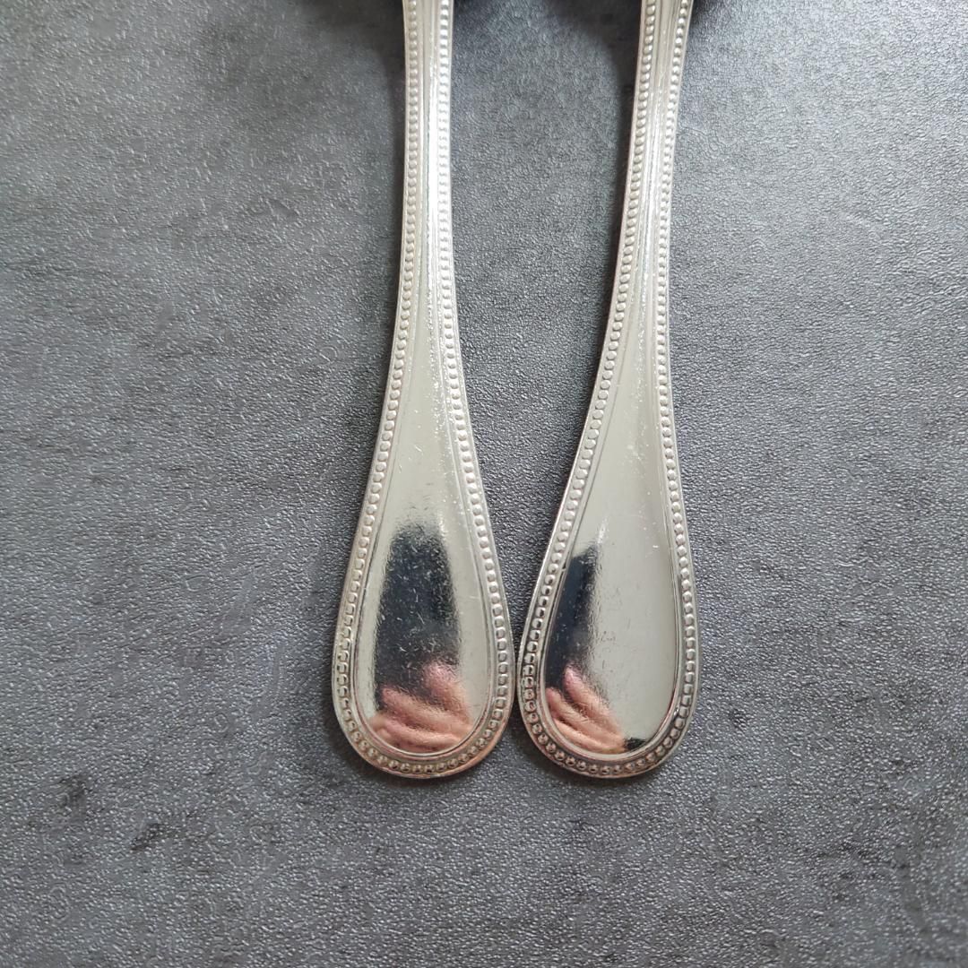 希少 クリストフル パール デザートスプーン 2点 - メルカリ