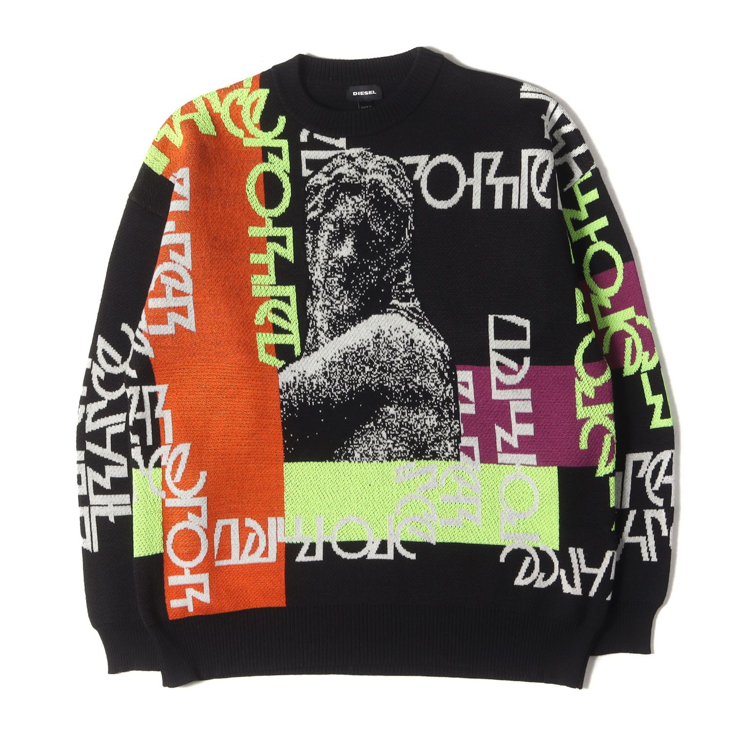 美品】DIESEL ディーゼル ニット サイズ:S / グラフィック 美品】DIESEL ディーゼル ニット サイズ:S / グラフィック