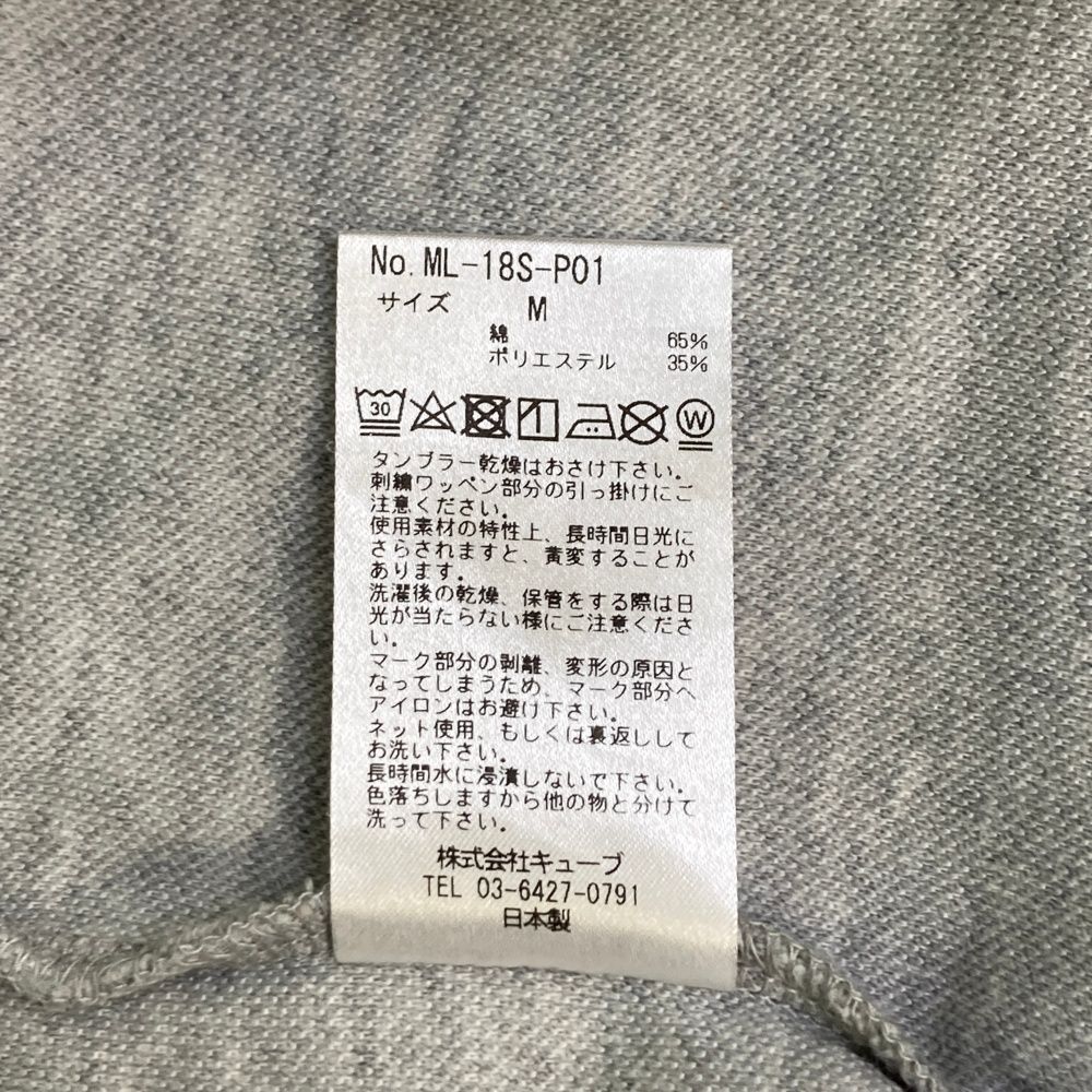 サイズ：M MARK&LONA マークアンドロナ 半袖ポロシャツ グレー系