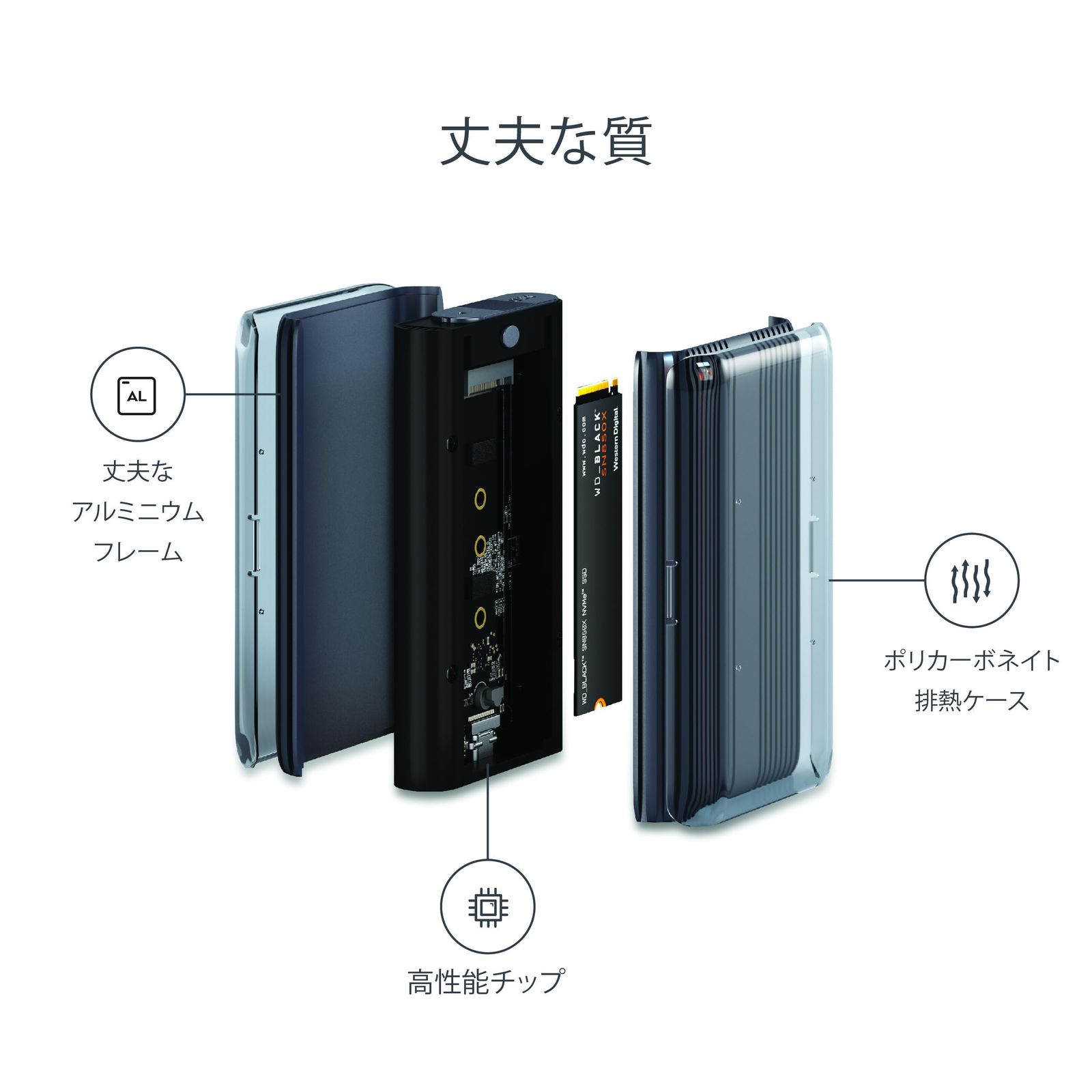 迅速発送】Satechi M.2 エンクロージャー USB4 NVMe SSD 外付け Pro