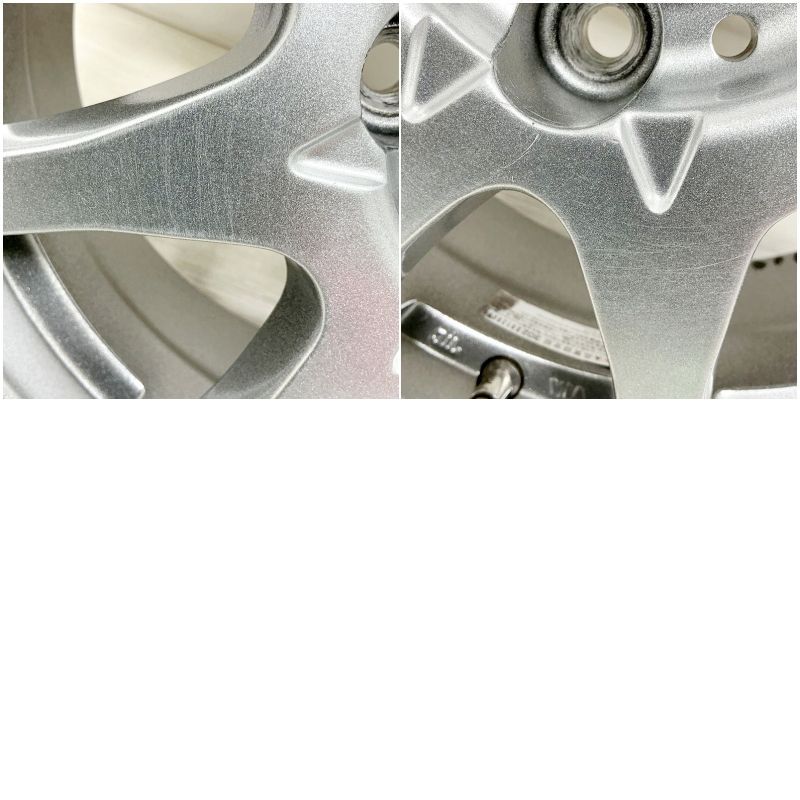 中古 15インチ アルミ ZACK Sport-9 4本セット シエンタ ウィッシュ 