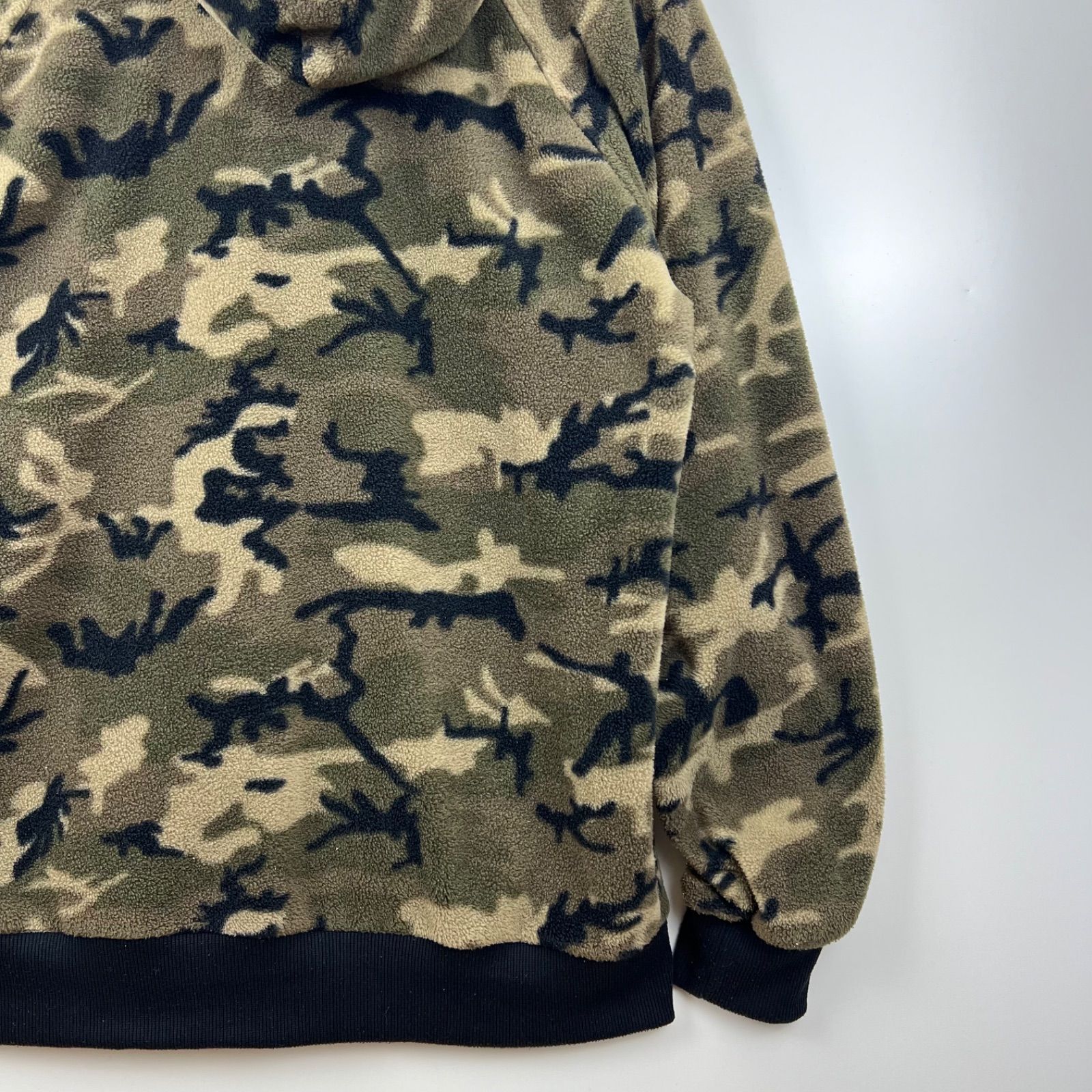 CARHARTT 00s A&T archive camo fleece zip hoodie L カーハート 