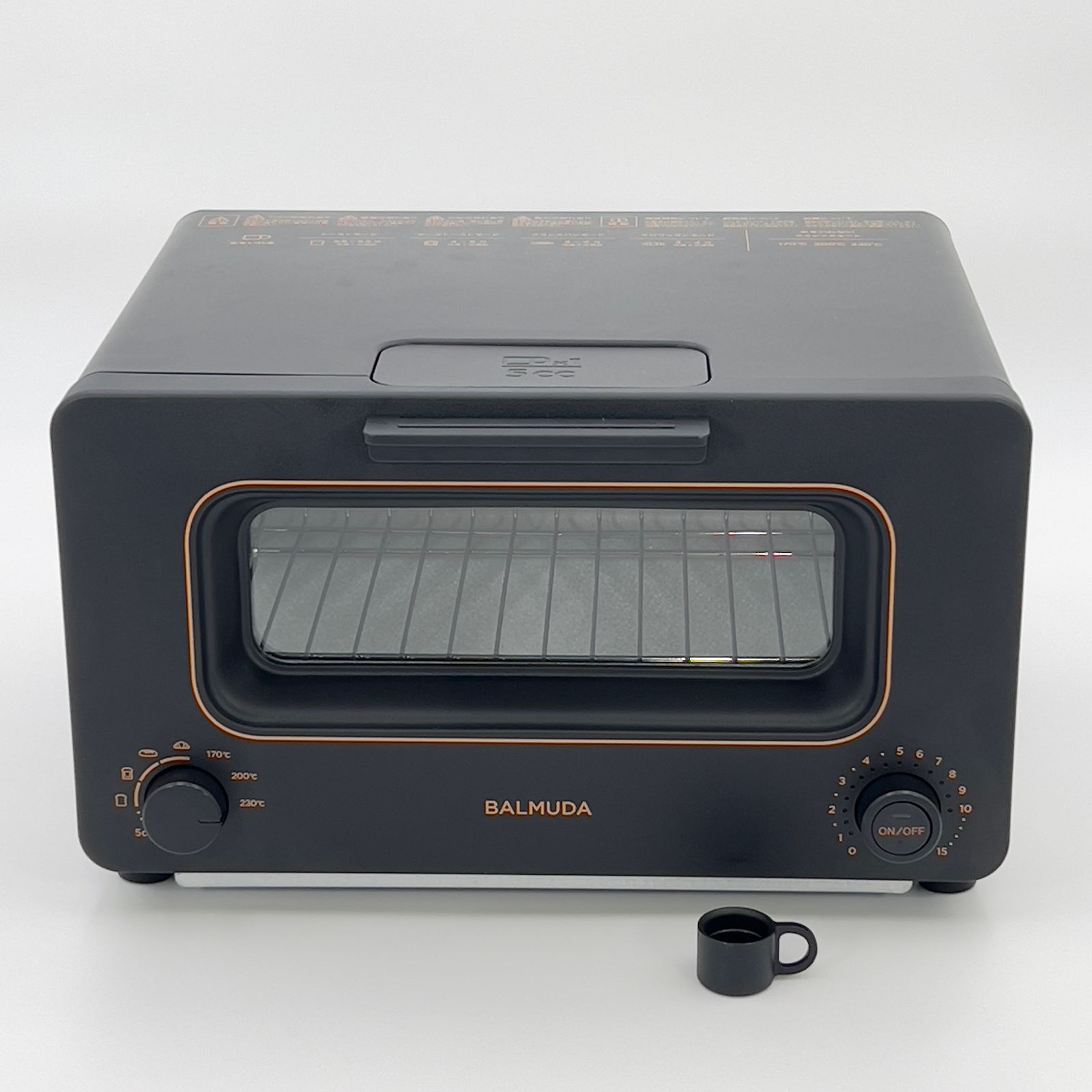 ジャンク品)バルミューダ スチームトースター k05a-bk 美品】BALMUDA 