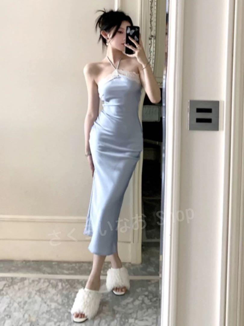 エレガントロングドレス✨お洒落で豪華なパーティーに最適 エレガントロングドレスお洒落で豪華なパーティーに最適 #キャバ