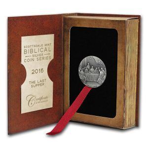 最高 保証書付き] 2016年 (新品) ニウエ「聖書シリーズ・最後の晩餐 銀