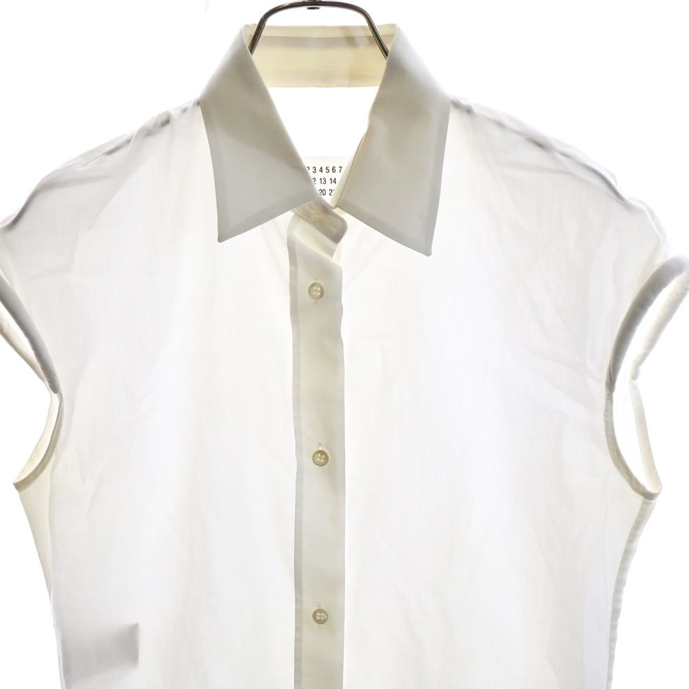 レギュラーカラー ノースリーブ