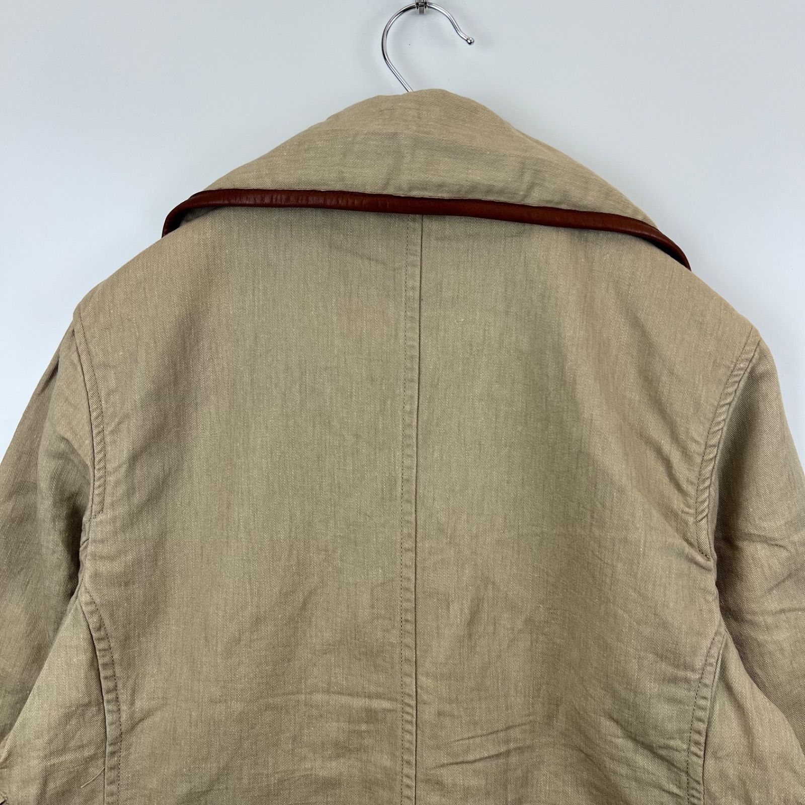 KAPITAL cotton hemp chino cloth Pea coat 1 beige S kountry