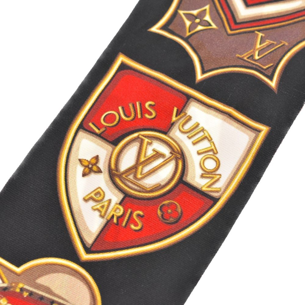 美品]ルイヴィトン バンドーモノドッツ ツイリー スカーフ LOUIS