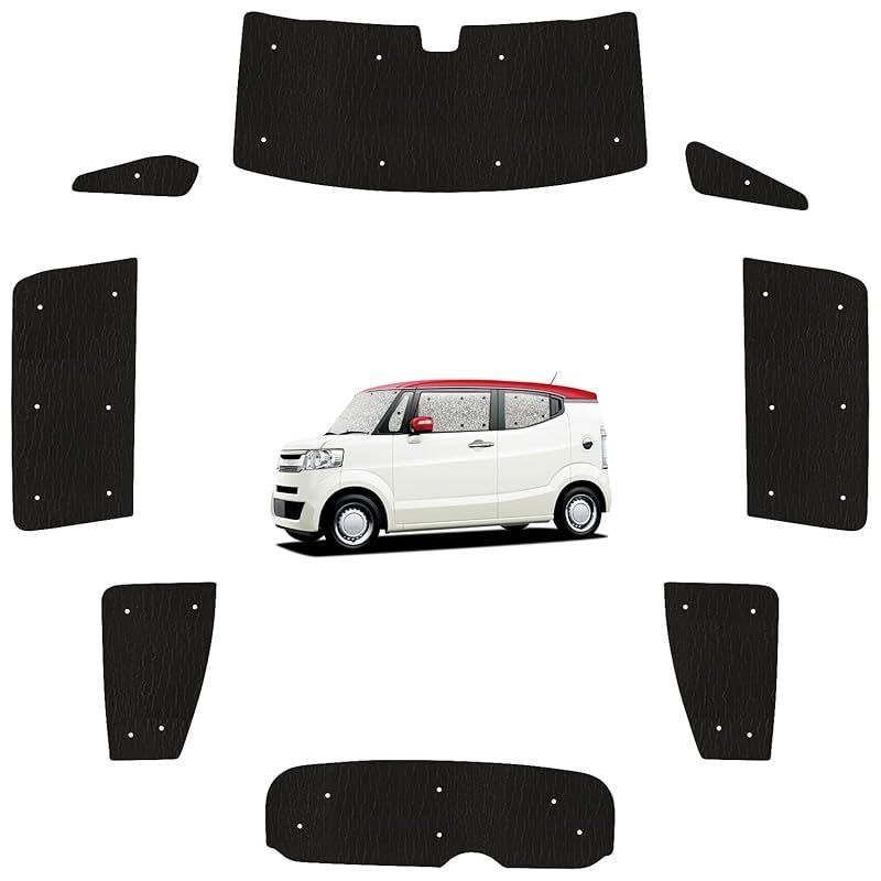 趣味職人 サンシェード シームレス ライト 車 N-BOX SLASH スラッシュ JF1 2系 N-BOX SLASH カーテン 車中泊 グッズ 対応 05s-c016-sa