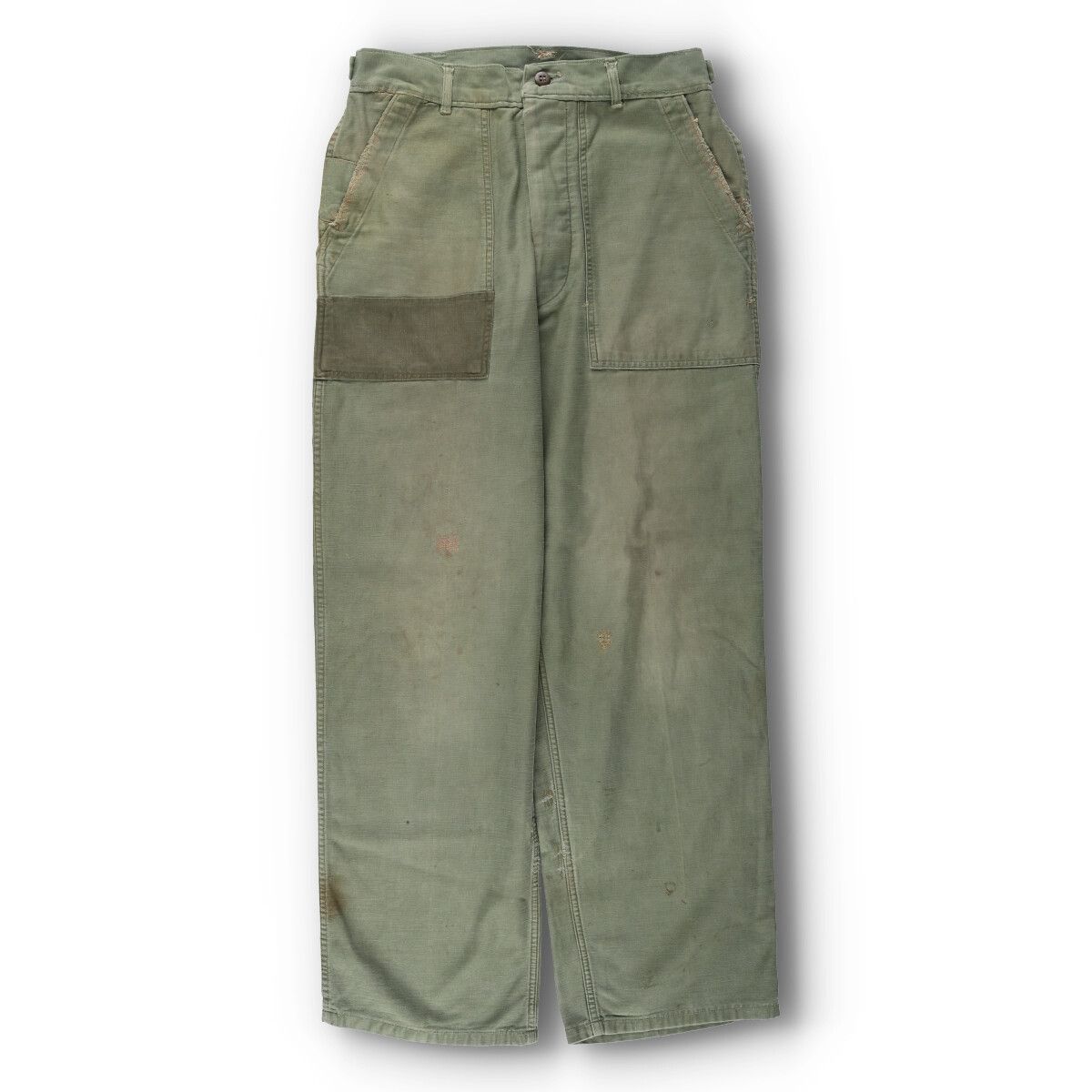 古着 70年代 米軍実品 ミリタリー ベイカーパンツ USA製 メンズw31 ヴィンテージ/evb005013
