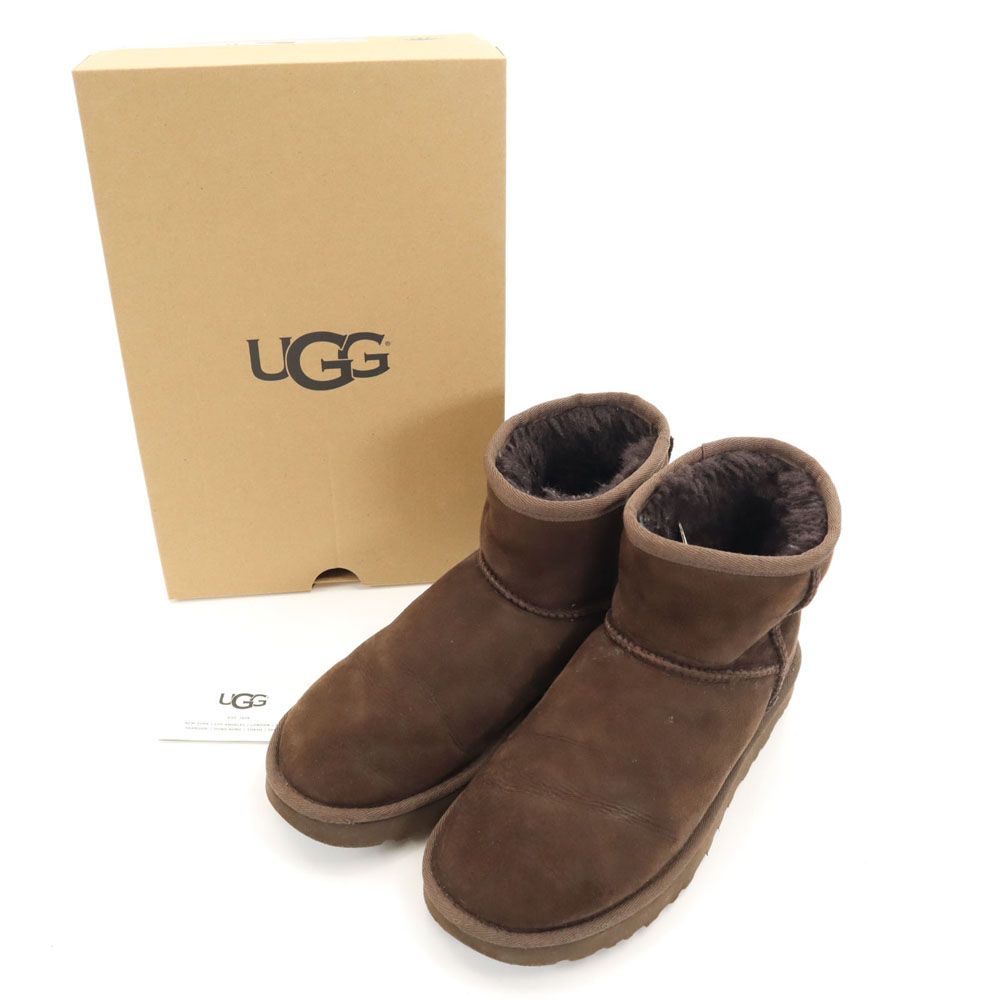 UGG アグ クラシック ムートン ブーツ 23 ブラウン 1016222 箱付き レディース 古着 - メルカリ