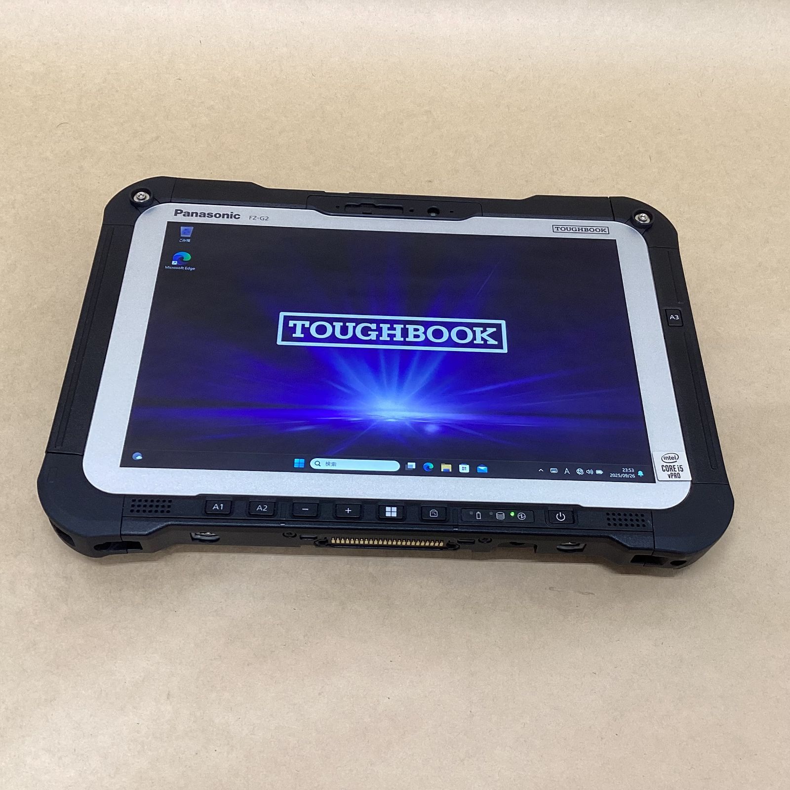 PANASONIC タブレット TOUGHBOOK FZ-G2ABHBXKJ CI5 10310U -1.7GHZ 8GB 256GB 10.1in WIN11P 無線 BLT カメラ 液晶劣化有り