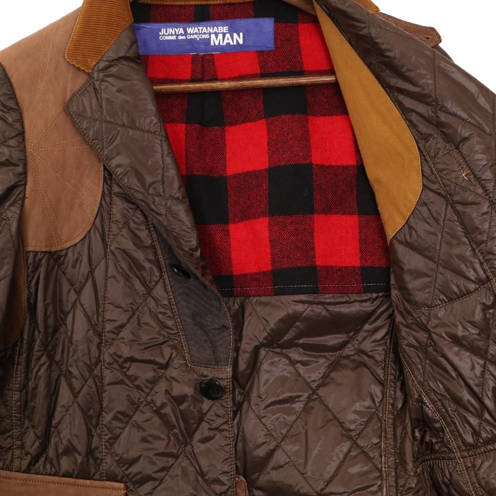 ジュンヤワタナベ マン 09AW レザー ナイロン パッチワーク  