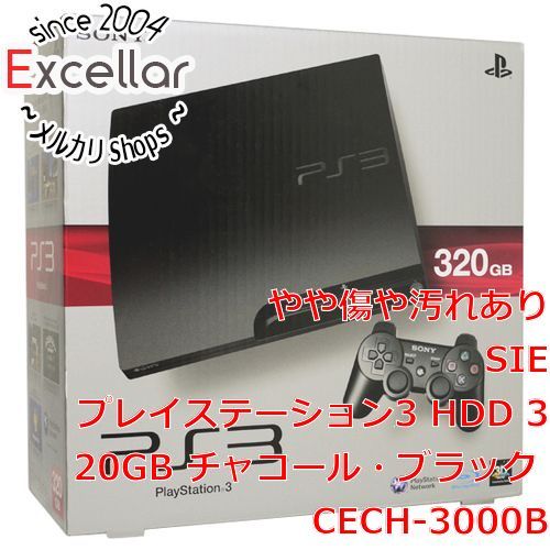[bn:14] SONY　プレイステーション3 320GB ブラック CECH-3000B 元箱あり